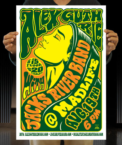 Alex Guthrie & Jacks River Band gigposter