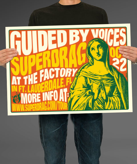 Guided By Voices Superdrag gigposter