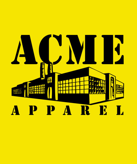 Acme Apparel logo design