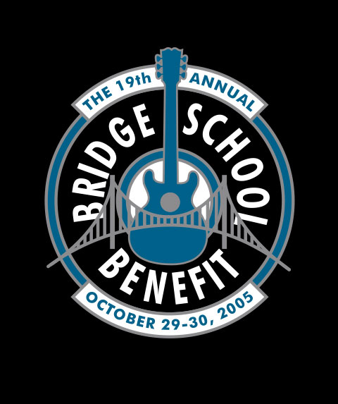 Bridge School Benefit t-shirt design