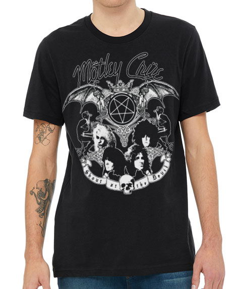 Motley Crue t-shirt design