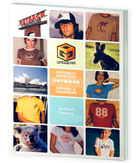 Gagwear catalog design